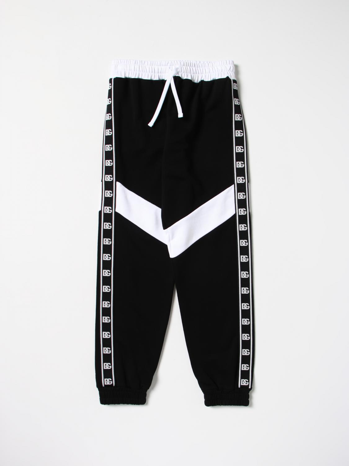 Dolce & Gabbana Kids' Jersey Pants In Multicolor