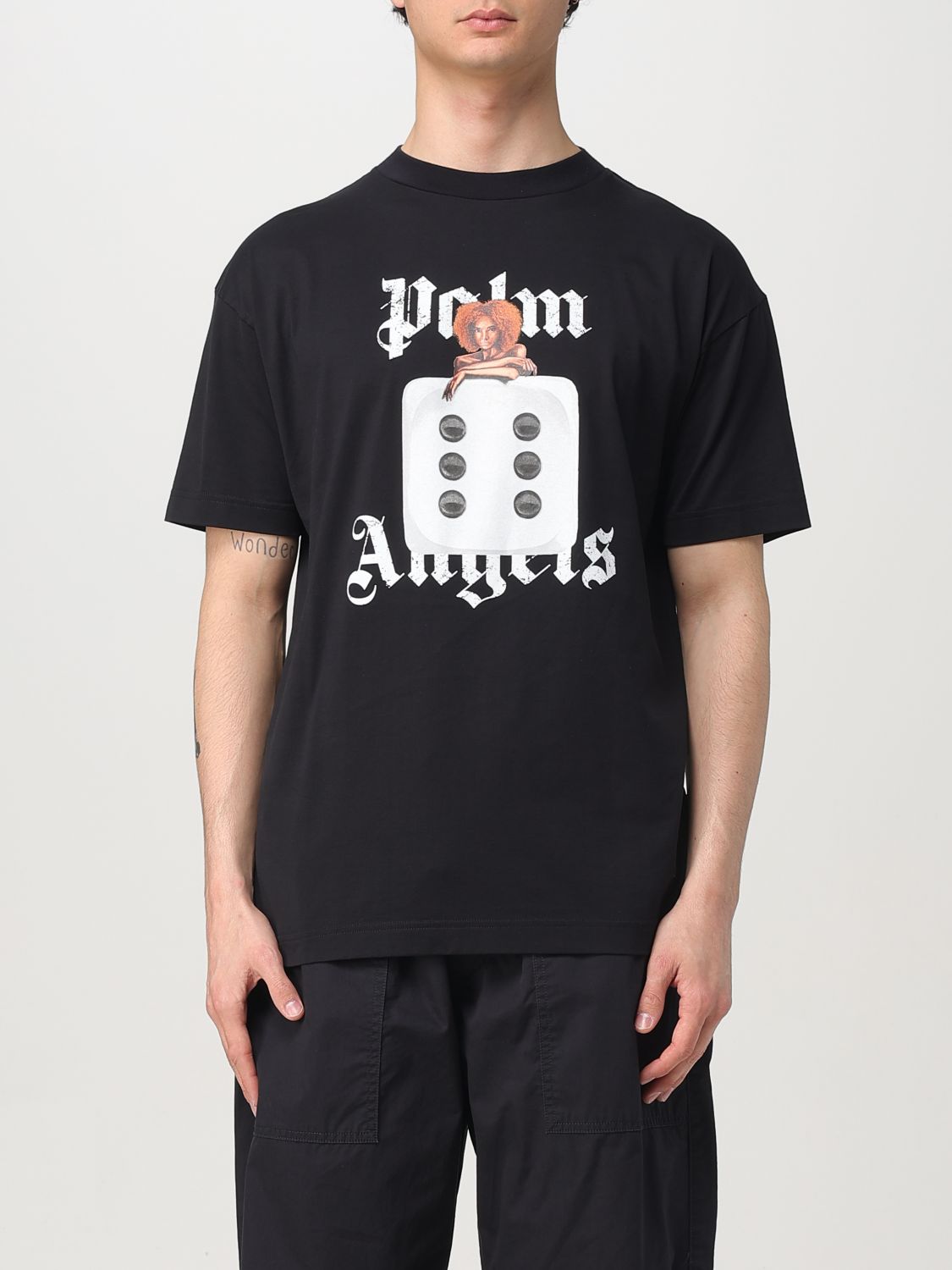 T恤 PALM ANGELS 男士 颜色 黑色